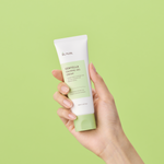 IUNIK Centella Calming Gel Cream (60ml) hand holding product- calming cream