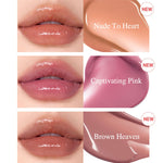 Peripera Ink Moody Glowy Tint Nude To Heart, Captivating Pink, Brown Heaven