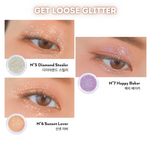 UNLEASHIA Get Loose Glitter Gel 5 Diamond Stealer 6 Sunset Lover 7 Happy Baker Swatches