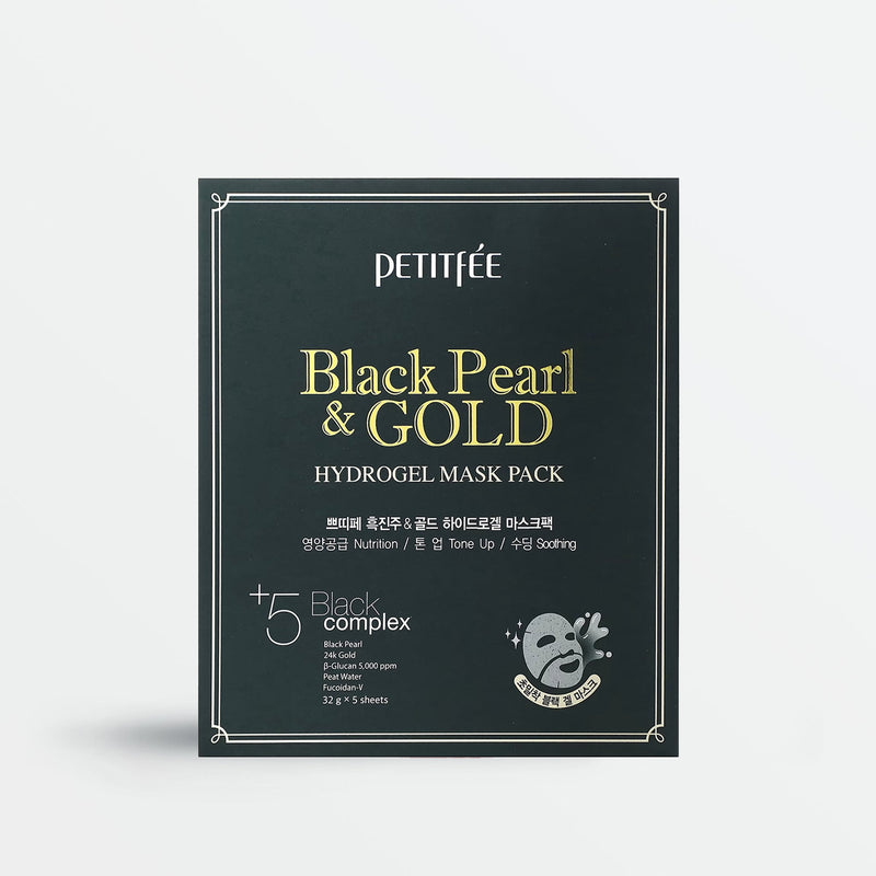 PETITFEE Black Pearl & Gold Hydrogel Mask sheet mask