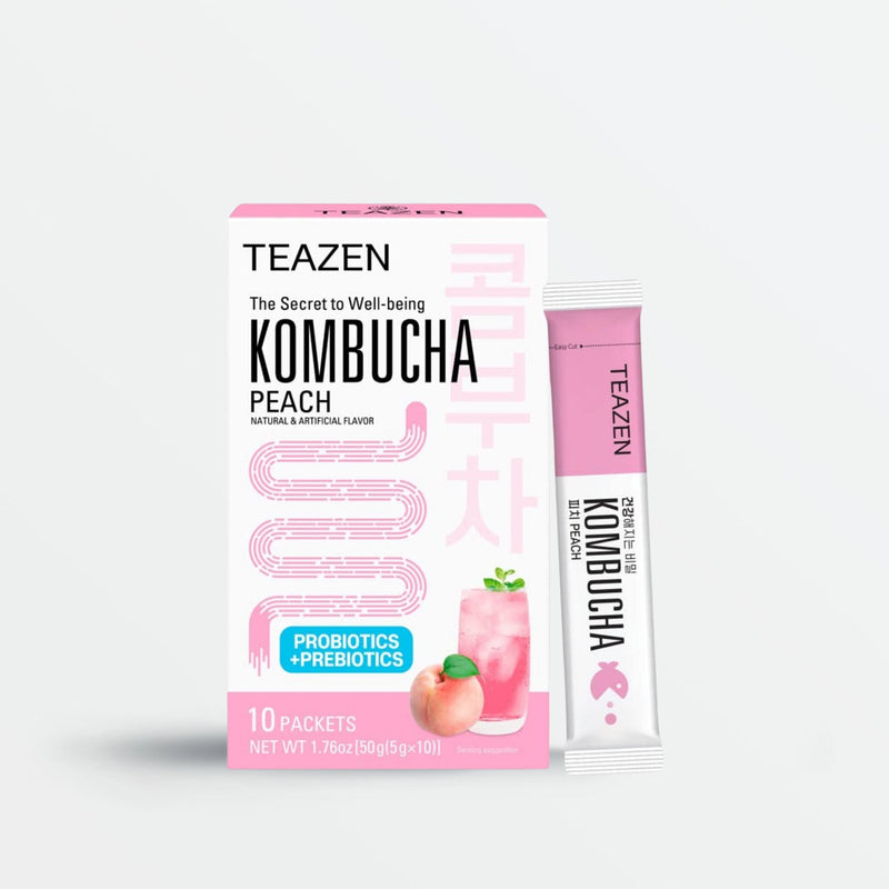 TEAZEN Kombucha Peach (10 sticks)